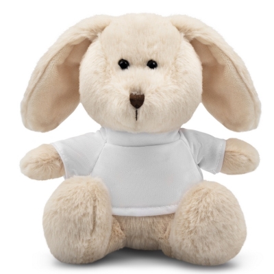 Teddy rabbit with a white T-shirt for printing